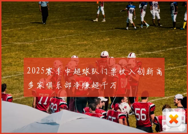 2025赛季中超球队门票收入创新高多家俱乐部净赚超千万